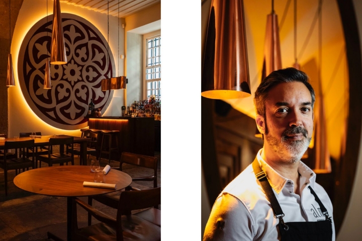 O Alma propõe dois menus, o Costa a Costa e o Alma, e escolha à la carte. O Alma propõe dois menus, o Costa a Costa e o Alma, e escolha à la carte.