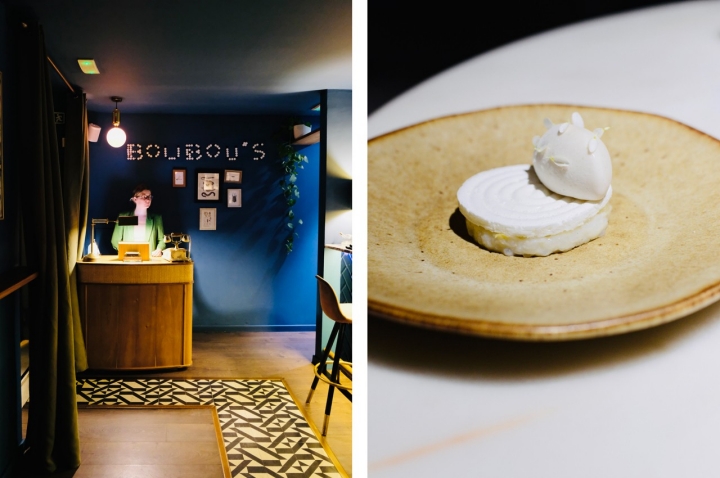 À direita, um dos pontos altos da refeição: o arroz-doce de coco e yuzu, uma reinvenção da sobremesa que Louise era obrigada a comer quando era miúda À direita, um dos pontos altos da refeição: o arroz-doce de coco e yuzu, uma reinvenção da sobremesa que Louise era obrigada a comer quando era miúda