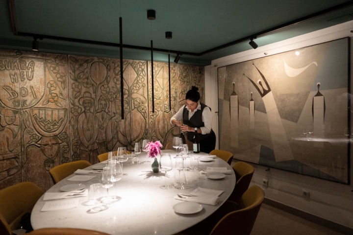 mesa en mitad del servicio mesa en mitad del servicio