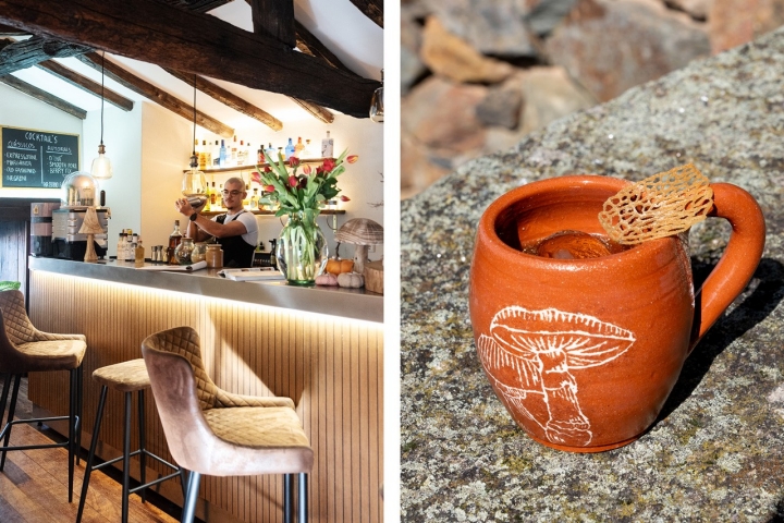 Bruno Batista cria o Amanitas, um cocktail de Martini branco e boletos Bruno Batista cria o Amanitas, um cocktail de Martini branco e boletos