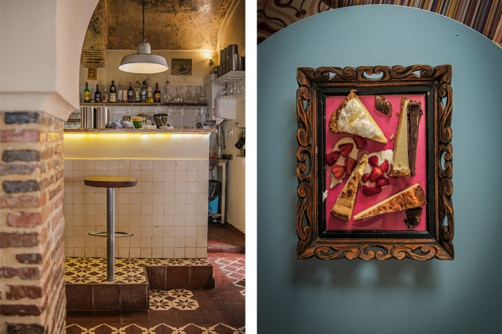 O pijaminha de sobremesas, à direita, podia ser uma das decorações deste Cha Cha Cha O pijaminha de sobremesas, à direita, podia ser uma das decorações deste Cha Cha Cha