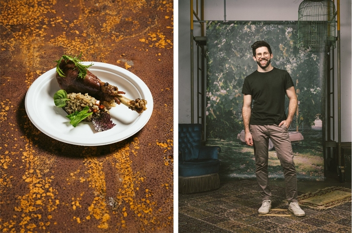 Carlos Teixeira (Herdade do Esporão, 2 Sóis Guia Repsol 2025), toma as rédeas do lume no domingo, dia 21 (fotografia do prato de Joana Freitas e retrato de Manuel Manso) Carlos Teixeira (Herdade do Esporão, 2 Sóis Guia Repsol 2025), toma as rédeas do lume no domingo, dia 21 (fotografia do prato de Joana Freitas e retrato de Manuel Manso)