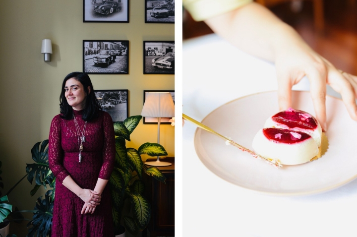 Joana Abreu Gonçalves junta as frutas madeirenses à técnica francesa, como mostra esta peça de tomate inglês e requeijão Joana Abreu Gonçalves junta as frutas madeirenses à técnica francesa, como mostra esta peça de tomate inglês e requeijão