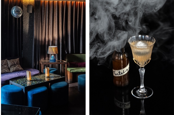 O Fertilizer, do Cinco Lounge, usa licor de whisky, toranja, lima e vinho branco O Fertilizer, do Cinco Lounge, usa licor de whisky, toranja, lima e vinho branco