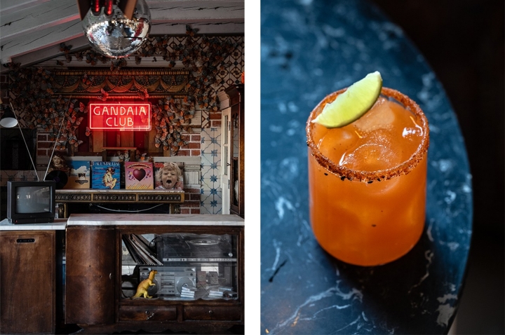 A Spicy Margarita é dos cocktails mais pedidos do Gandaia Club. Leva tequila, paprika, lima e chili. A Spicy Margarita é dos cocktails mais pedidos do Gandaia Club. Leva tequila, paprika, lima e chili.