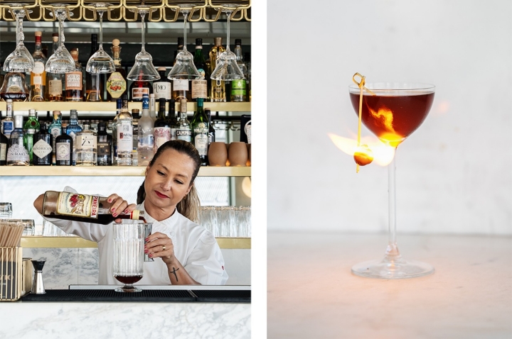 Flavi Andrade conta histórias no seu Cacilheiro juntando rum, ginginha, vinho de Carcavelos e bitter Flavi Andrade conta histórias no seu Cacilheiro juntando rum, ginginha, vinho de Carcavelos e bitter