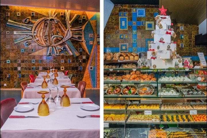 Os painéis de azulejos de Querubim Lapa tornam-se um cenário natalício Os painéis de azulejos de Querubim Lapa tornam-se um cenário natalício