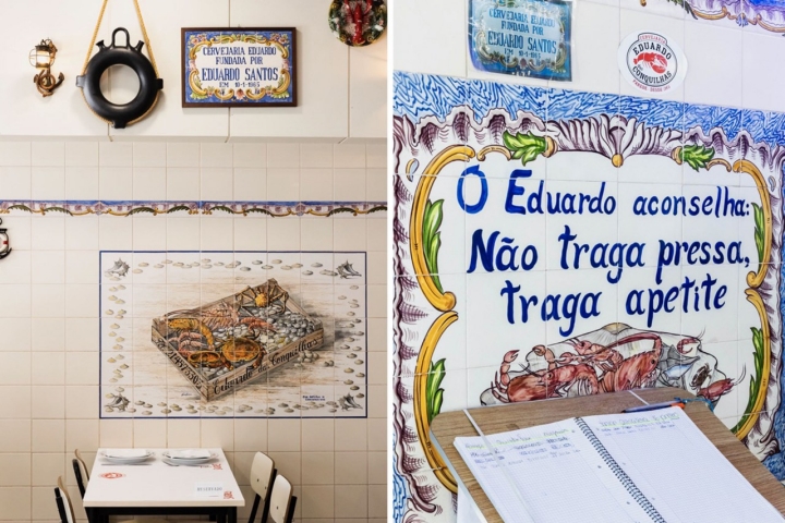 Pintoresca decoración interior, con citas al antiguo dueño Pintoresca decoración interior, con citas al antiguo dueño