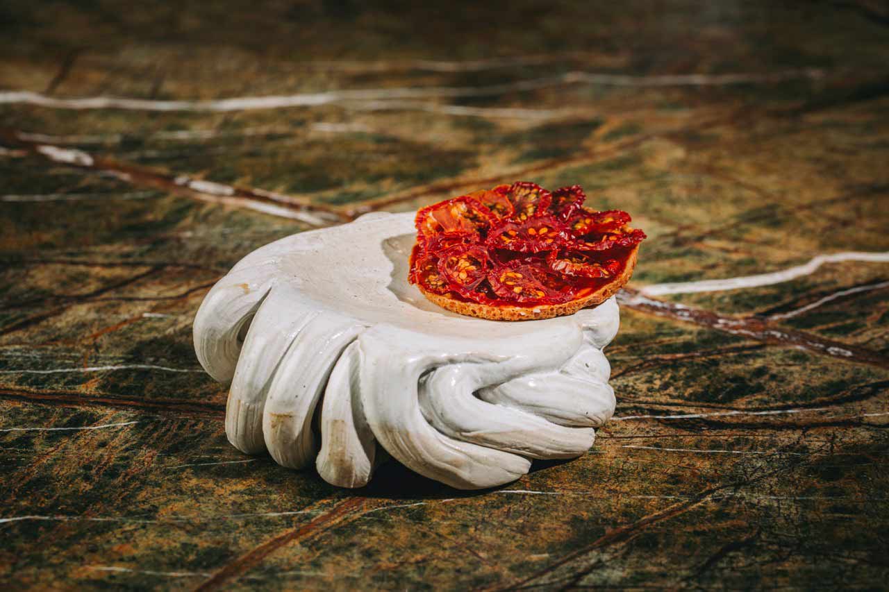 Tartelete de tomate e queijo azul Tartelete de tomate e queijo azul