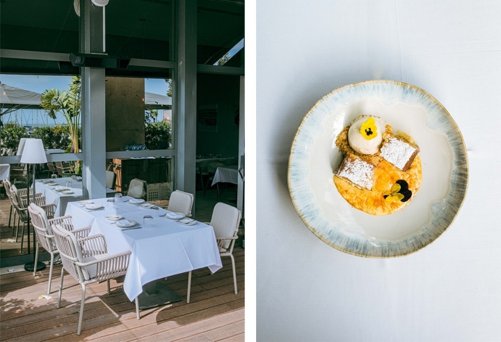 O restaurante fica no Real Marina Hotel & Spa  O restaurante fica no Real Marina Hotel & Spa