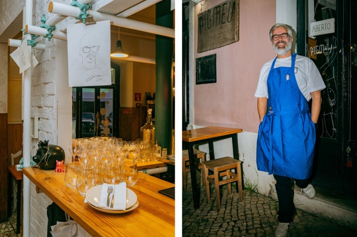 Desenhos feitos pelos clientes, trocadilhos, porquinhos de barro, Miguel Peres coleciona “de tudo um porco” Desenhos feitos pelos clientes, trocadilhos, porquinhos de barro, Miguel Peres coleciona “de tudo um porco”