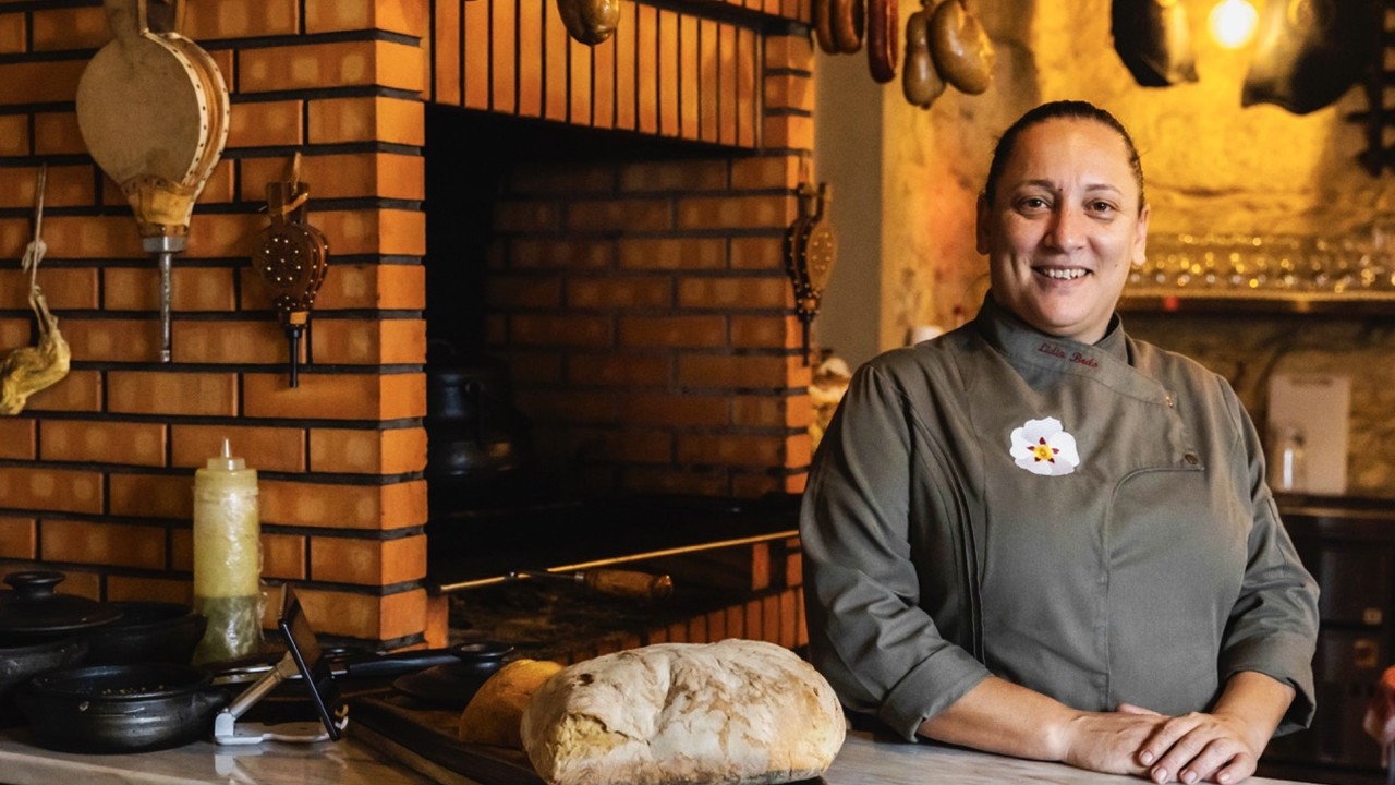 Dueña y chef del restaurante, Lidia