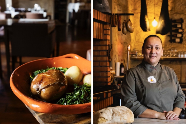 Reinterpretación de plato típico por la chef Reinterpretación de plato típico por la chef