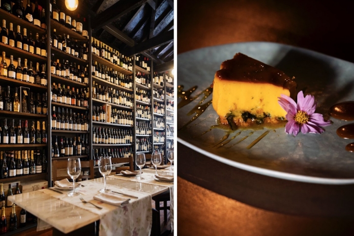 Vinoteca y tarta Vinoteca y tarta