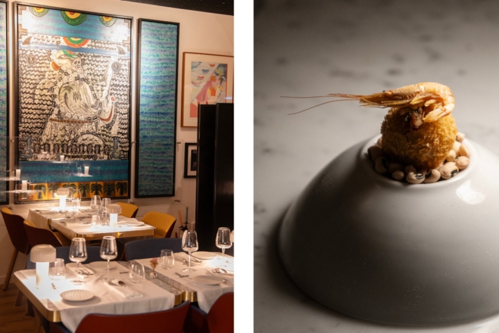 A reinterpretação do acarajé é um dos amuse bouche do menu de degustação do Cícero 