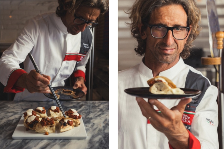 Emanuele Zingale é um dos donos e o pizzaiolo responsável pelas pizzas