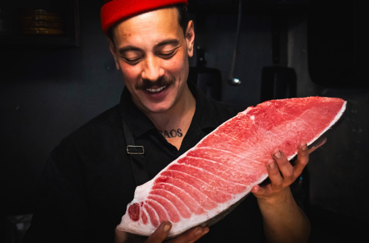 A barriga de atum é um dos momentos indispensáveis nos menus do Irú Omakase  A barriga de atum é um dos momentos indispensáveis nos menus do Irú Omakase