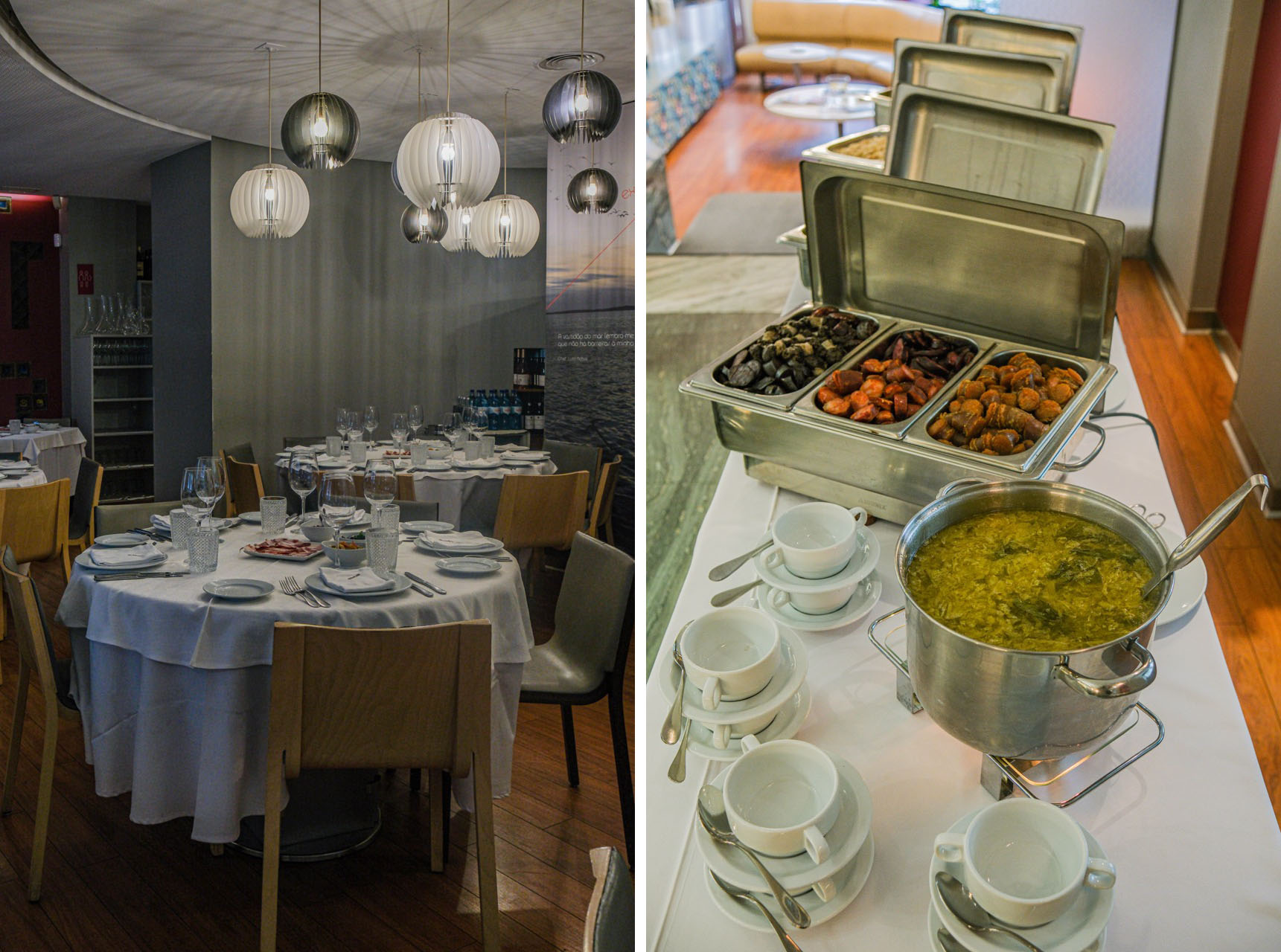 No dia em que fomos ao Nobre, havia mais de 100 reservas para o almoço No dia em que fomos ao Nobre, havia mais de 100 reservas para o almoço