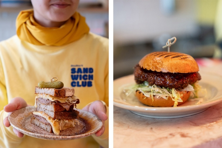 A Reuben (à esquerda) e a K.F.C. (à direita) A Reuben (à esquerda) e a K.F.C. (à direita)