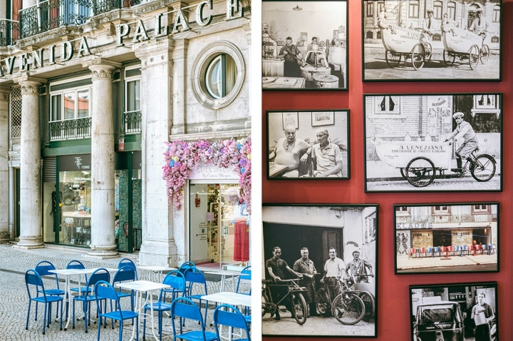 A Veneziana é a primeira geladaria artesanal de Lisboa. Nas paredes há fotografias do fundador e dos sobrinhos que pedalavam pela cidade com os carros de venda ambulante A Veneziana é a primeira geladaria artesanal de Lisboa. Nas paredes há fotografias do fundador e dos sobrinhos que pedalavam pela cidade com os carros de venda ambulante