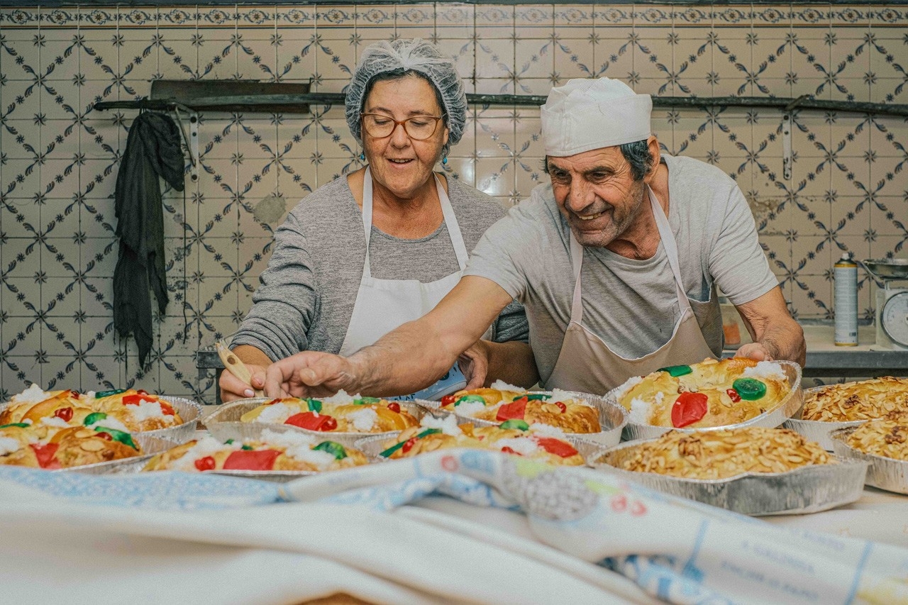 Em Palmela, o da Padaria Julião é um favorito: de norte a sul, já há bolo rei nas melhores pastelarias