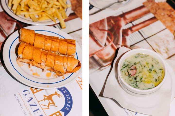 Cachorrinho e caldo verde: consegue avançar melhor menu? (foto Luís Ferraz)