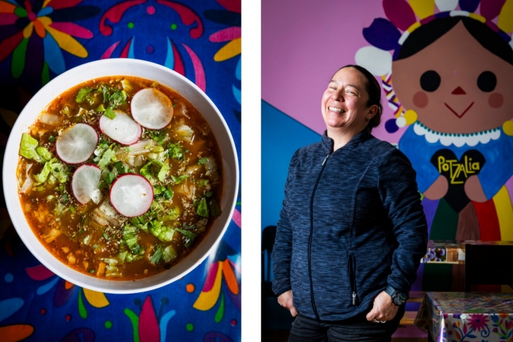 Em Lisboa há uma só rainha do pozole: Sandra Ruiz do Potzália