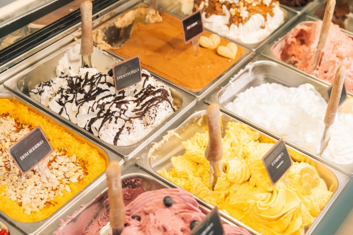 Esta geladaria mantém sabores sazonais e adaptados a vários regimes alimentares, como os sem lactose ou vegan 