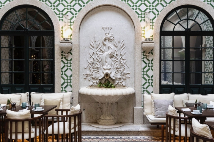 Detalles del patio interior Detalles del patio interior