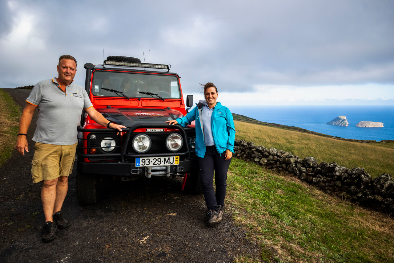 Os guias locais da Pro Island Tour personalizam cada passeio ao cliente. 