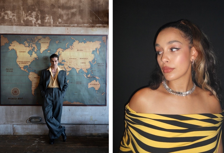 Damiano David, à esquerda, e Jorja Smith, à direita, animam o terceiro dia Damiano David, à esquerda, e Jorja Smith, à direita, animam o terceiro dia