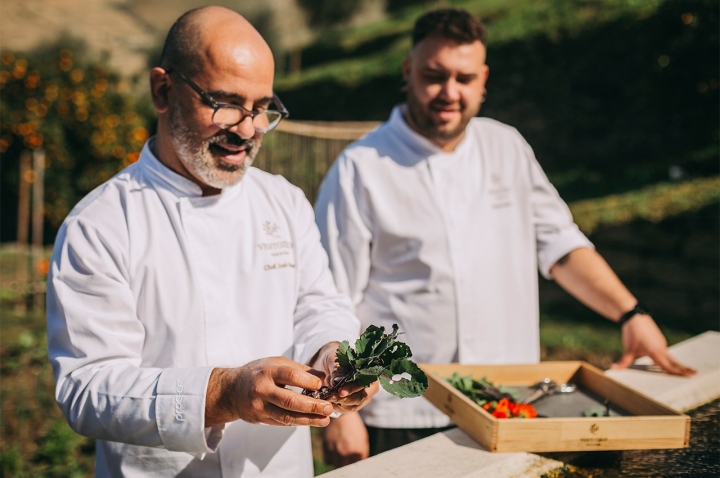 O chef José Guedes é o responsável pela Cantina do Ventozelo  O chef José Guedes é o responsável pela Cantina do Ventozelo
