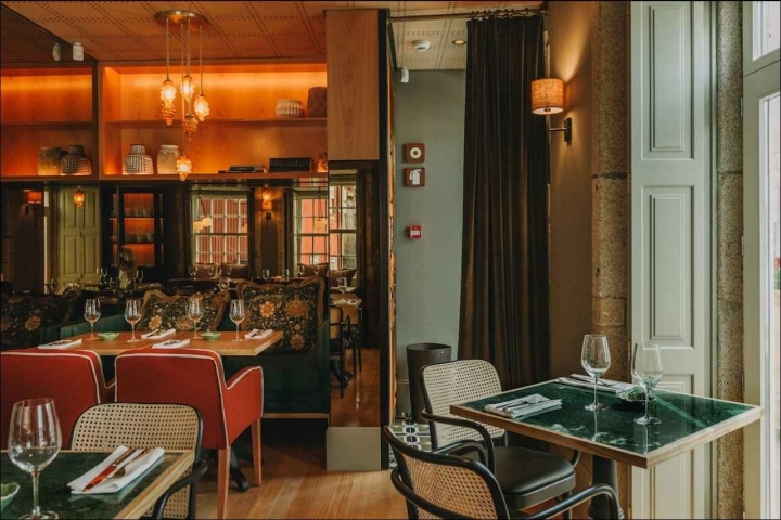 O restaurante da Gran Cruz House, no Porto, tem vista para o Rio Douro ©Gran Cruz House O restaurante da Gran Cruz House, no Porto, tem vista para o Rio Douro ©Gran Cruz House