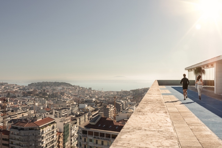 A pista de atletismo com a melhor vista de Lisboa A pista de atletismo com a melhor vista de Lisboa