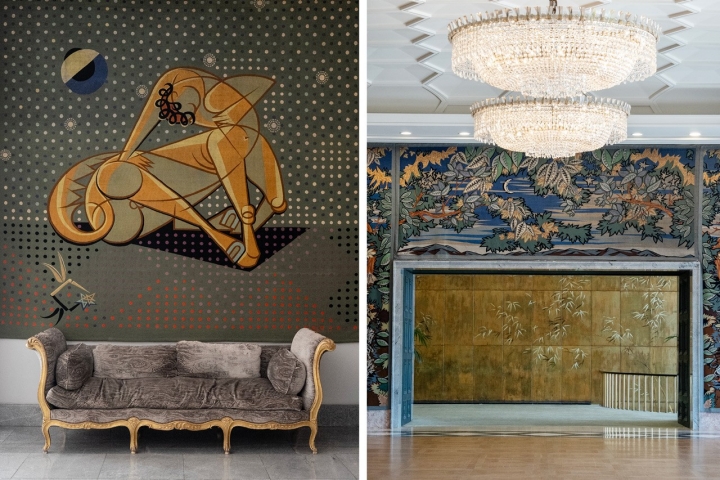 Mármores, madeiras, alcatifas e poltronas, memória do que podia ser o deslumbramento de entrar no conforto e gosto europeu da época Mármores, madeiras, alcatifas e poltronas, memória do que podia ser o deslumbramento de entrar no conforto e gosto europeu da época