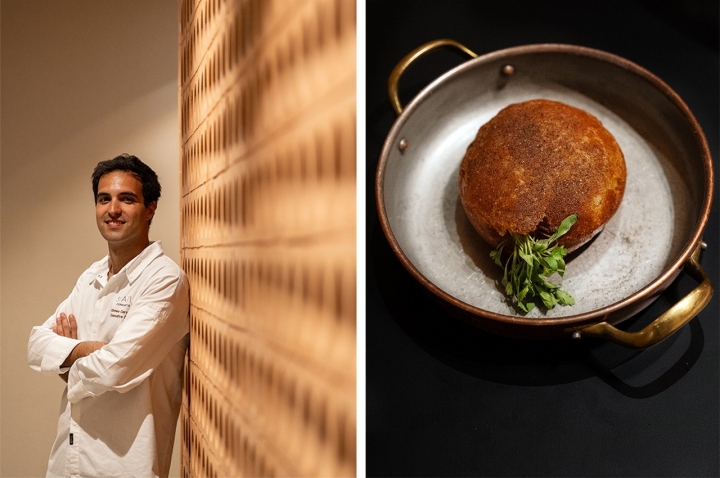 A Bola de Berlim de polvo é uma das apostas do chef Afonso Carvalho, natural de Coimbra A Bola de Berlim de polvo é uma das apostas do chef Afonso Carvalho, natural de Coimbra