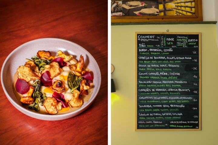 Plato y menú del restaurante Plato y menú del restaurante