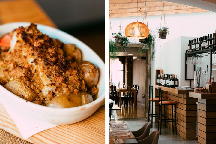 O bacalhau com broa O bacalhau com broa