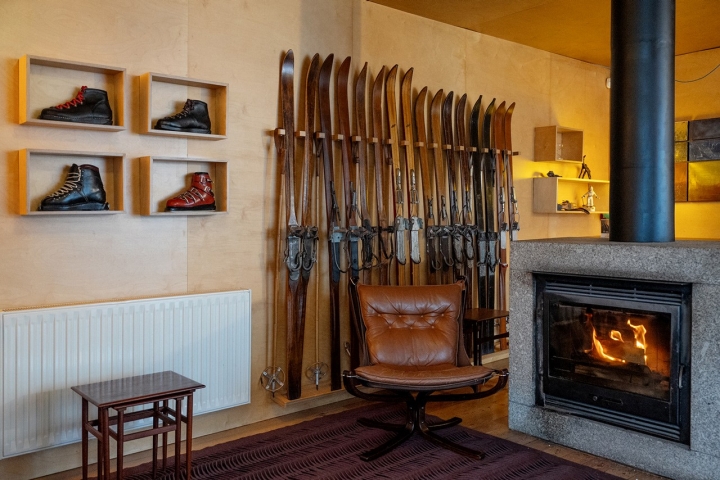 A decoração do hotel A decoração do hotel