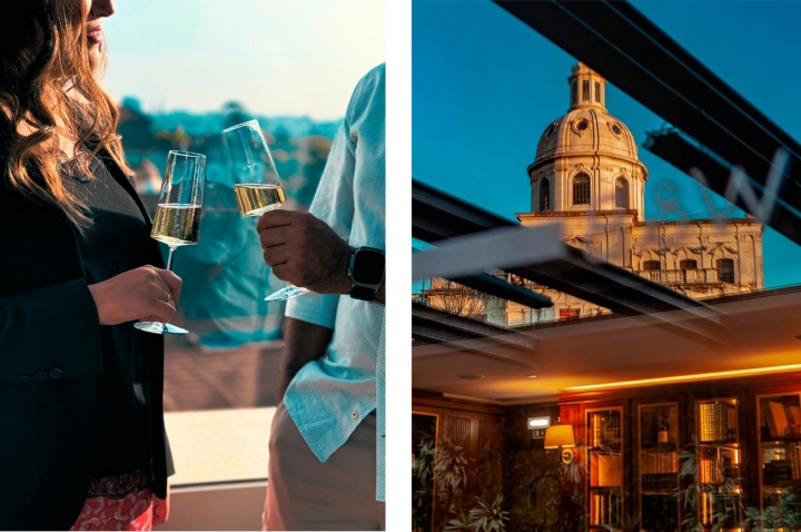 Há petiscos e música popular no rooftop do Wine & Books Hotels Porto ©Wine & Books Hotel Porto Há petiscos e música popular no rooftop do Wine & Books Hotels Porto ©Wine & Books Hotel Porto