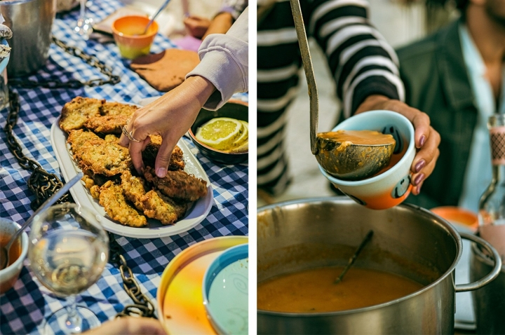 A sopa de peixe da Taberna é uma das iguarias à venda no Trafaria na Brasa A sopa de peixe da Taberna é uma das iguarias à venda no Trafaria na Brasa