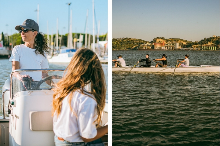 Inês Schlingensiepen da Oceanscape é responsável pelos passeios de barco Inês Schlingensiepen da Oceanscape é responsável pelos passeios de barco