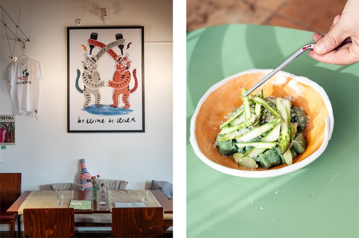 O gnochi de urtigas, a 18 euros, à direita, é um dos pratos da carta de Verão O gnochi de urtigas, a 18 euros, à direita, é um dos pratos da carta de Verão