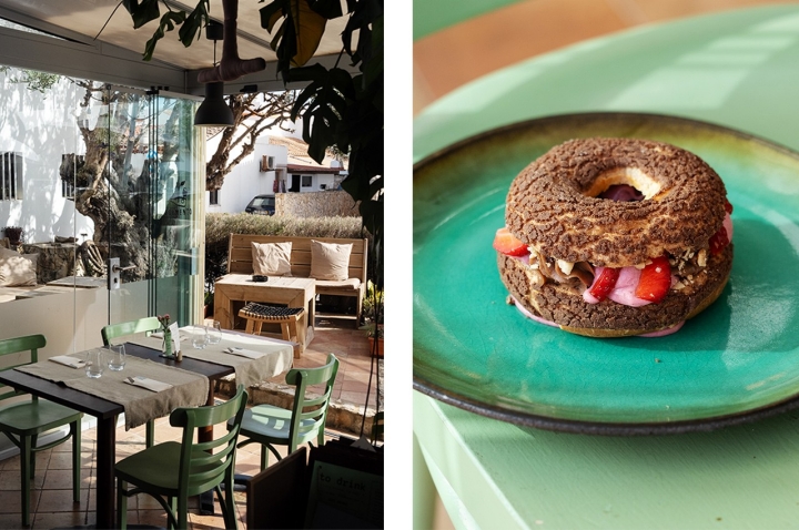 À direita, o Paris Brest (9 euros), uma das sobremesas do Fermento À direita, o Paris Brest (9 euros), uma das sobremesas do Fermento