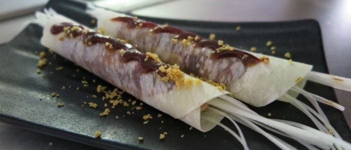 Rollitos de pato de Kisko García.