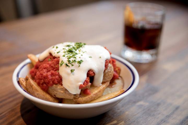 Patatas bravas del nuevo Palentino.