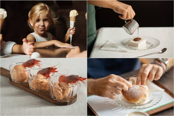 Helados y dulces de la heladería Can Miquel de Mallorca