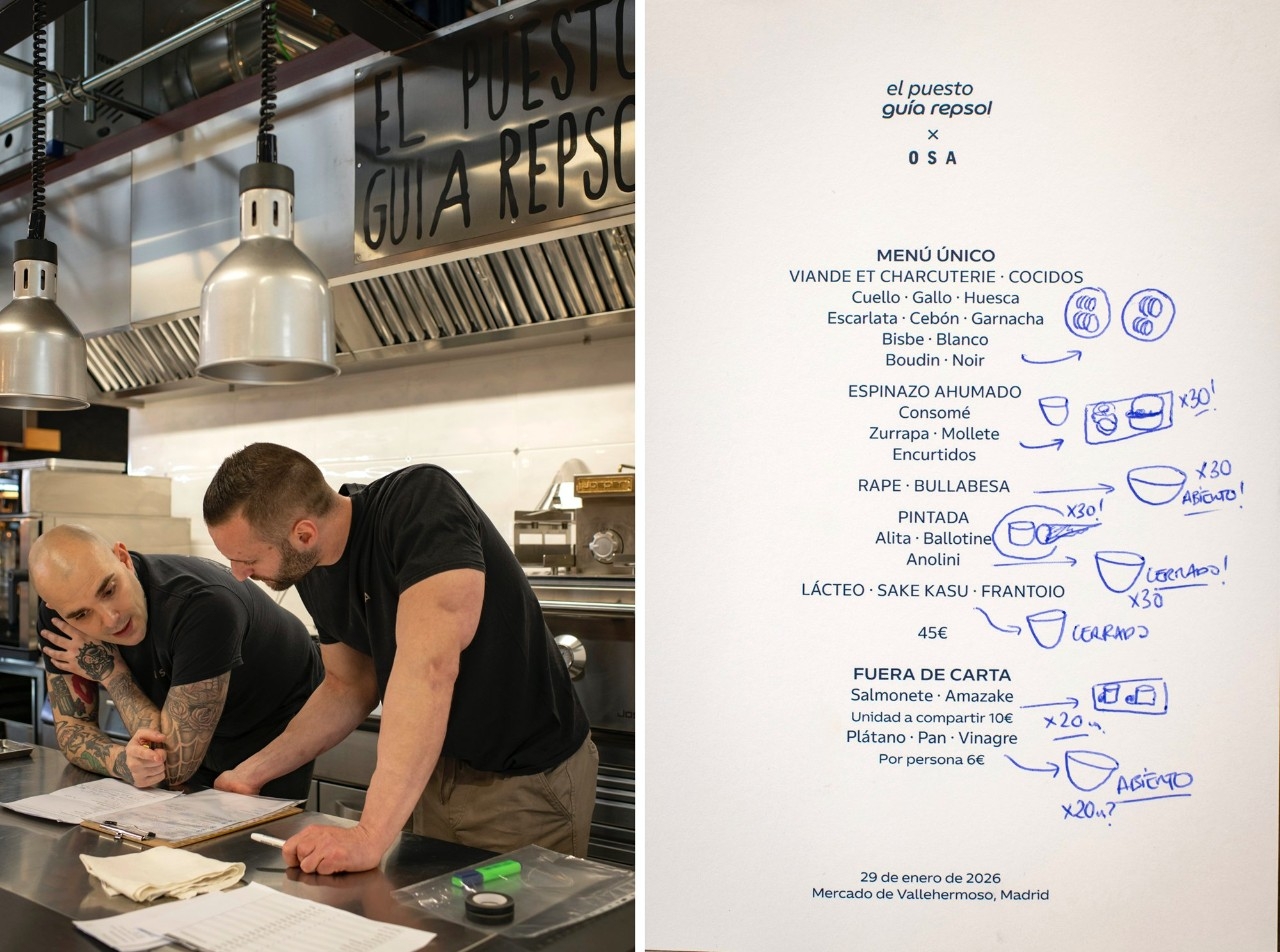 OSA inaugura los pop-ups de jóvenes cocineros en El Puesto de Guía Repsol