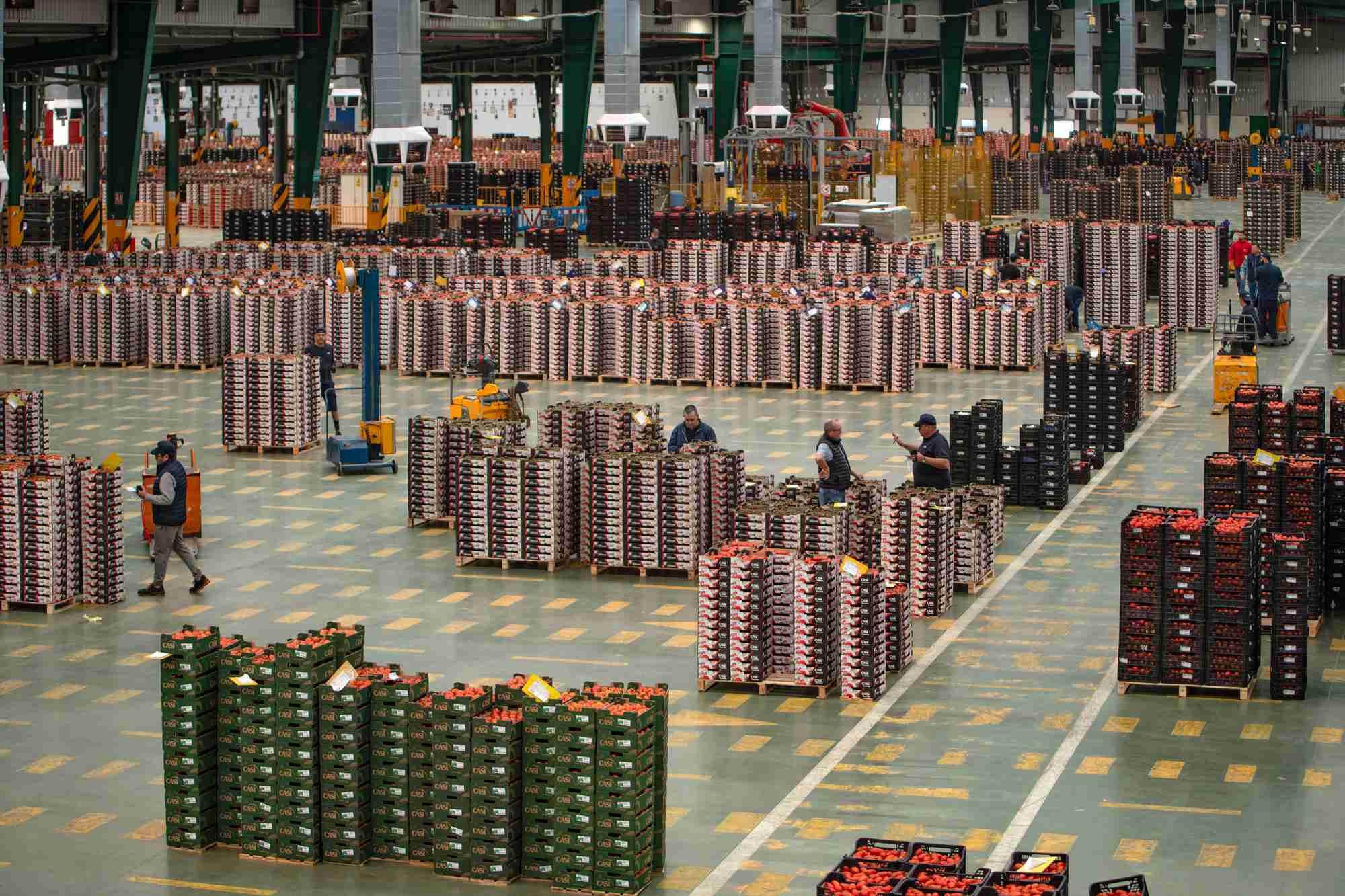 Interior de las instaleciones de la cooperativa CASI