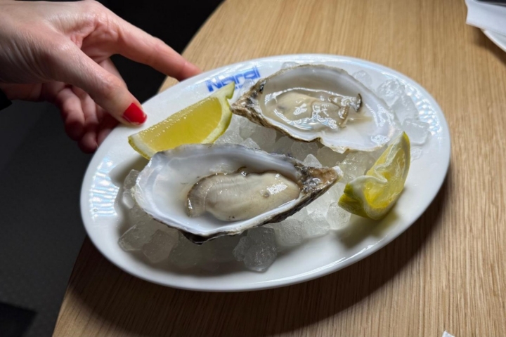 Ostras del restaurante Nardi de Barcelona